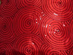 SEQUINED-SWIRL-NEW-STUNNING-RED-AND-BLACK-DESIGNER-40-cm-SQUARE-CUSHION